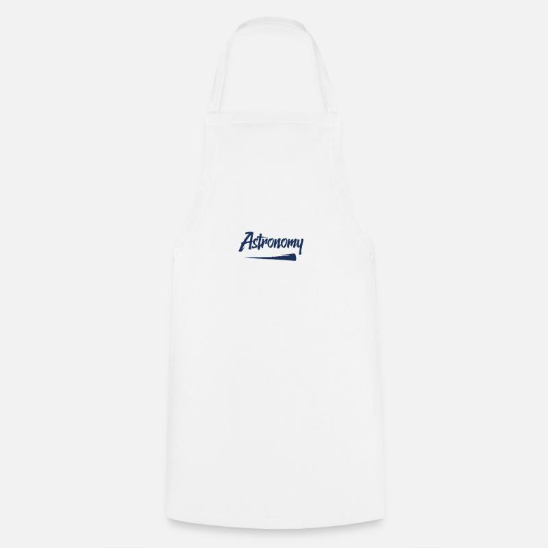 Astronomie - Tablier de cuisine - blanc