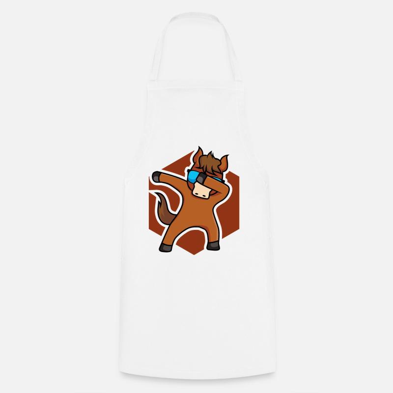 Cheval de cheval cheval - design - Tablier de cuisine - blanc