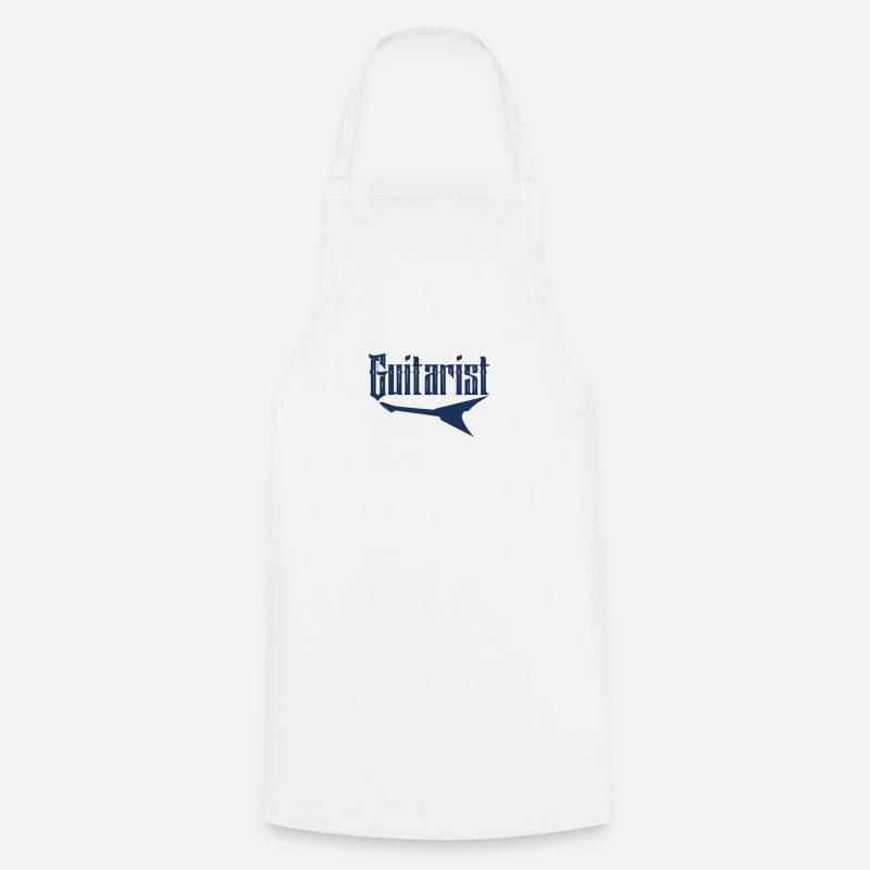 Guitare électrique - Tablier de cuisine - blanc