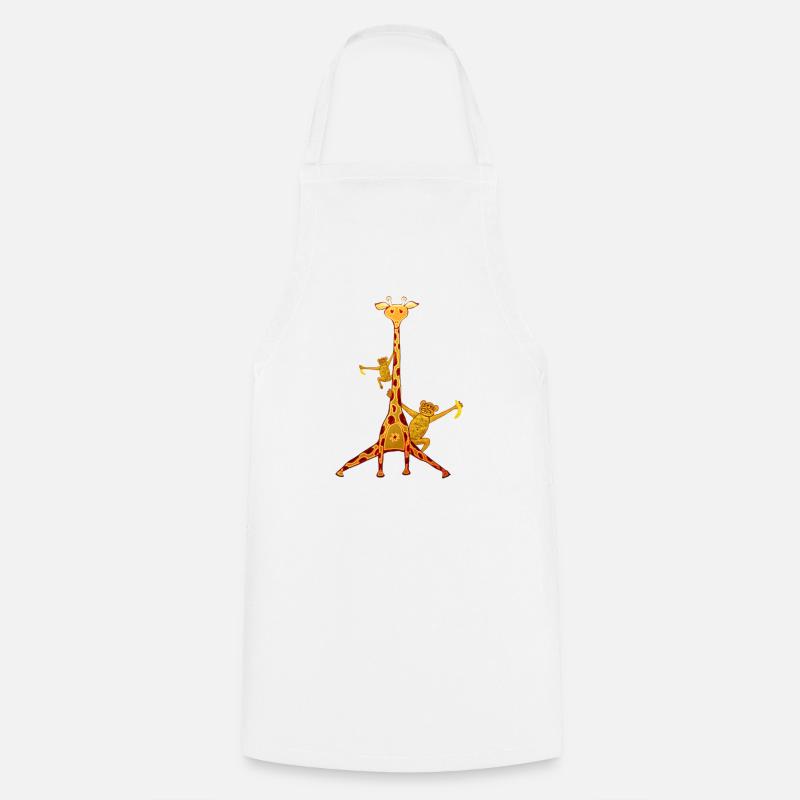 Fun Zoo - Cooking Apron - white