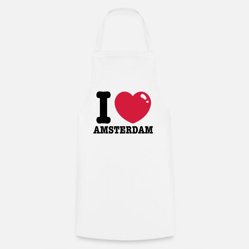 amsterdam - Cooking Apron - white