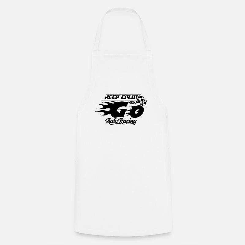 Car racing - Cooking Apron - white
