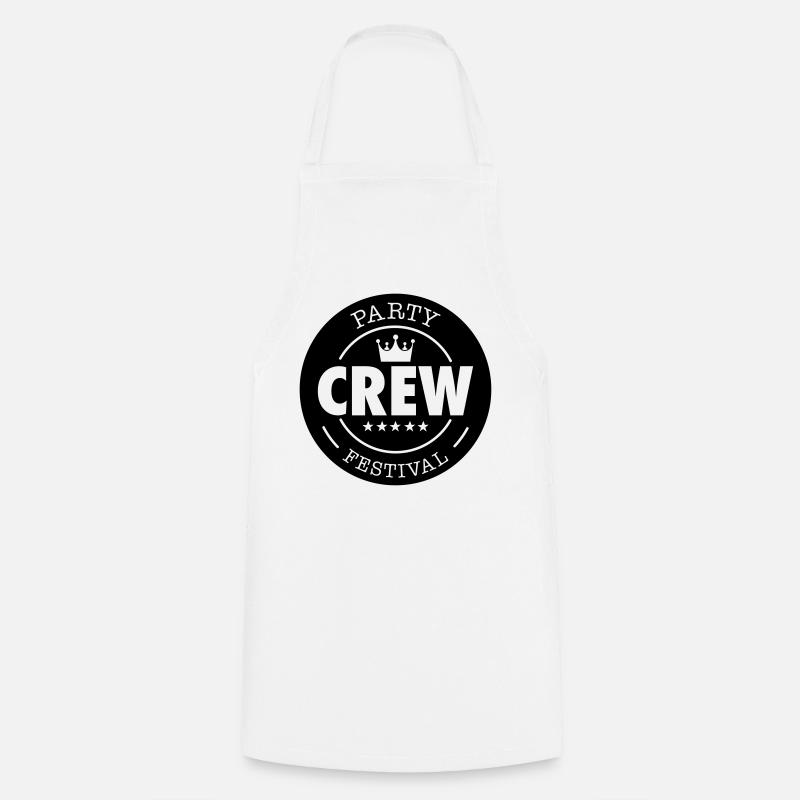 festival crew - Kochschürze - Weiß