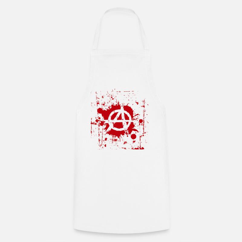 anarchy - Cooking Apron - white