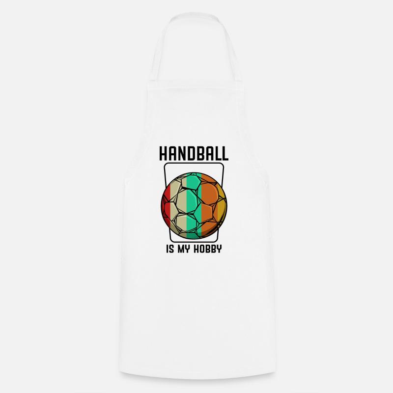 Handball - Kochschürze - Weiß