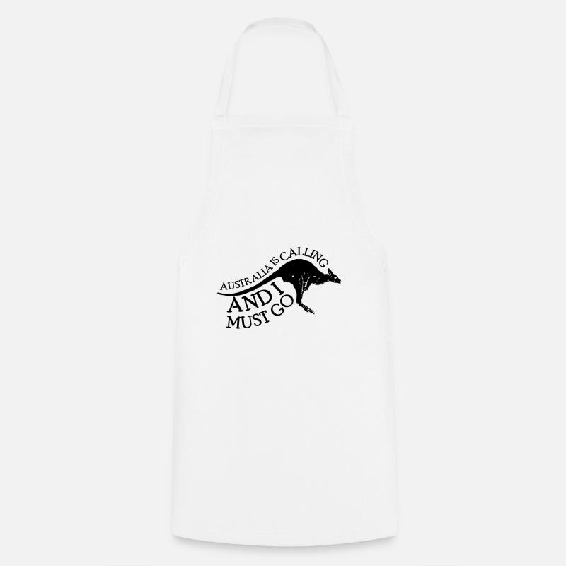 Australie - Tablier de cuisine - blanc