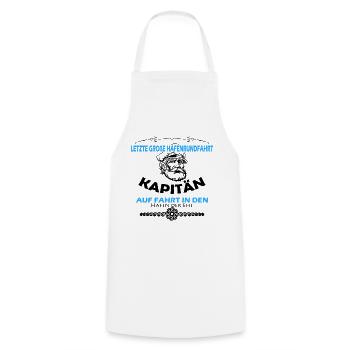Mariage Dernier Grand Tour du port - Tablier de cuisine - blanc - Devant - AI Model Male 185 dark (185cm)