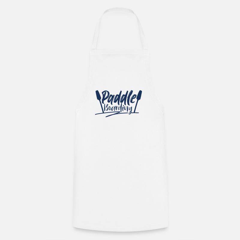 Surfboard - Cooking Apron - white