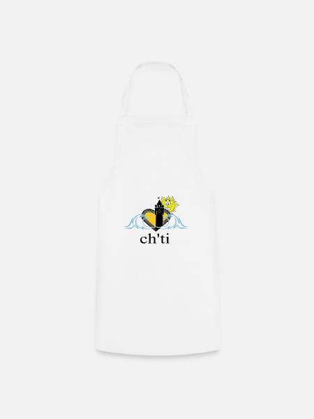 ch'ti - Kochschürze - Weiß