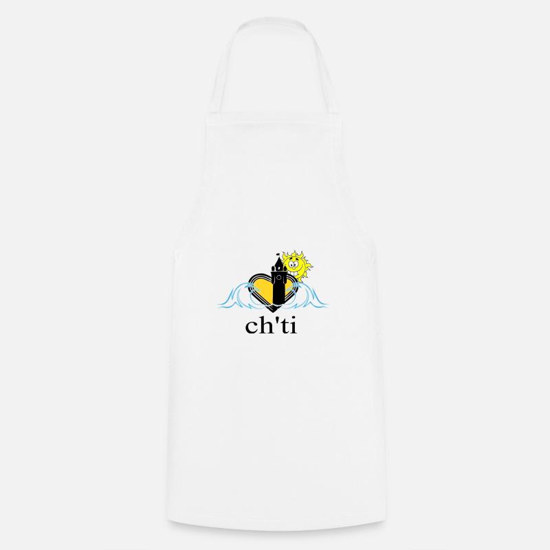 ch'ti - Tablier de cuisine - blanc