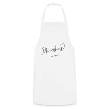 Promotion PhD - Cooking Apron - white - Front - AI Model Male 185 dark (185cm)