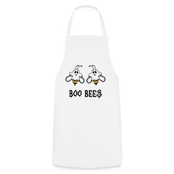 Boo Bees Funny Halloween Bee Lovers Sarcastic - Cooking Apron - white - Front - AI Model Male 185 dark (185cm)