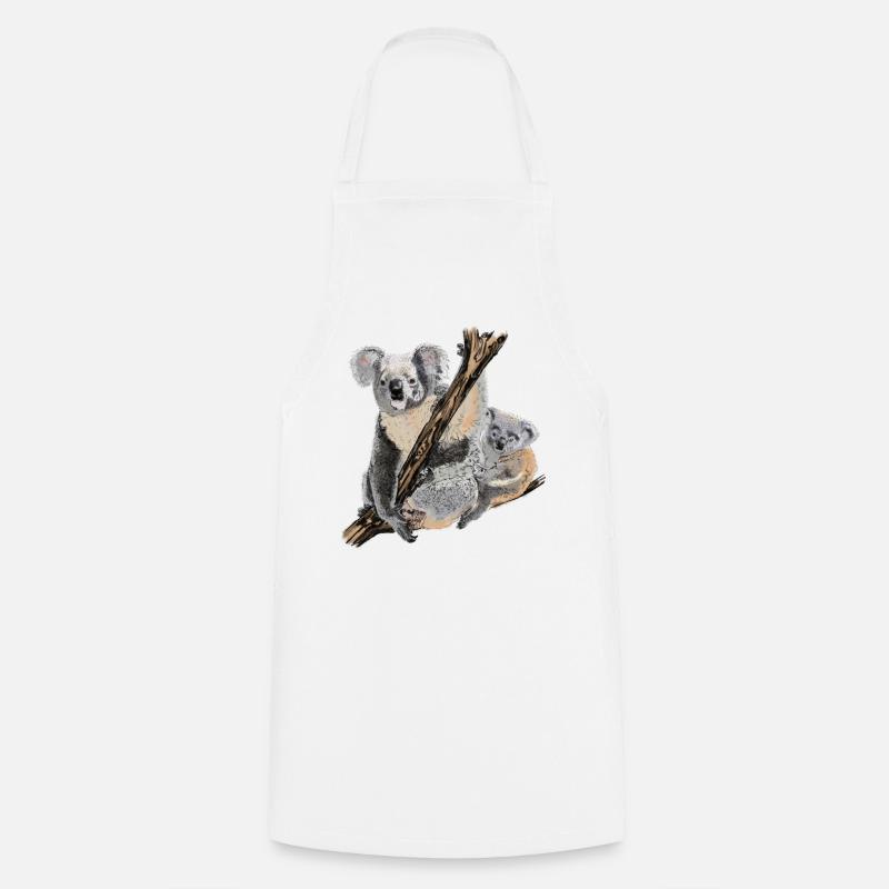 Koala - Kochschürze - Weiß