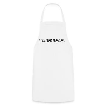Cinema - Quotes - Film - Citations - Zitat - Humor - Cooking Apron - white - Front - AI Model Male 185 dark (185cm)