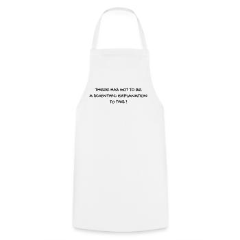Serie TV - Television - Quotes - Citation - Zitat - Cooking Apron - white - Front - AI Model Male 185 dark (185cm)