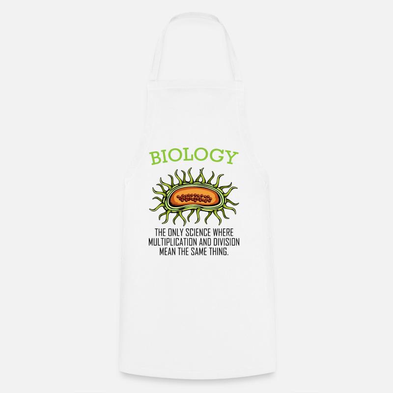 biologiste - Tablier de cuisine - blanc