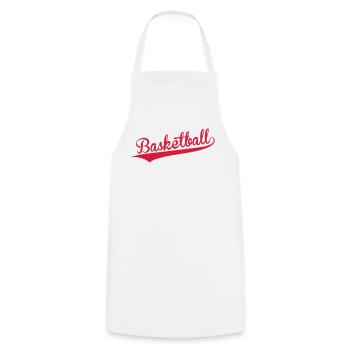 Basketball - Basket Ball - Game - Sport - Player - Cooking Apron - white - Front - AI Model Male 185 dark (185cm)
