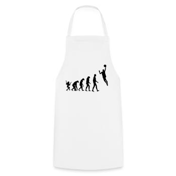 Basketball - Basket Ball - Game - Sport - Player - Cooking Apron - white - Front - AI Model Male 185 dark (185cm)