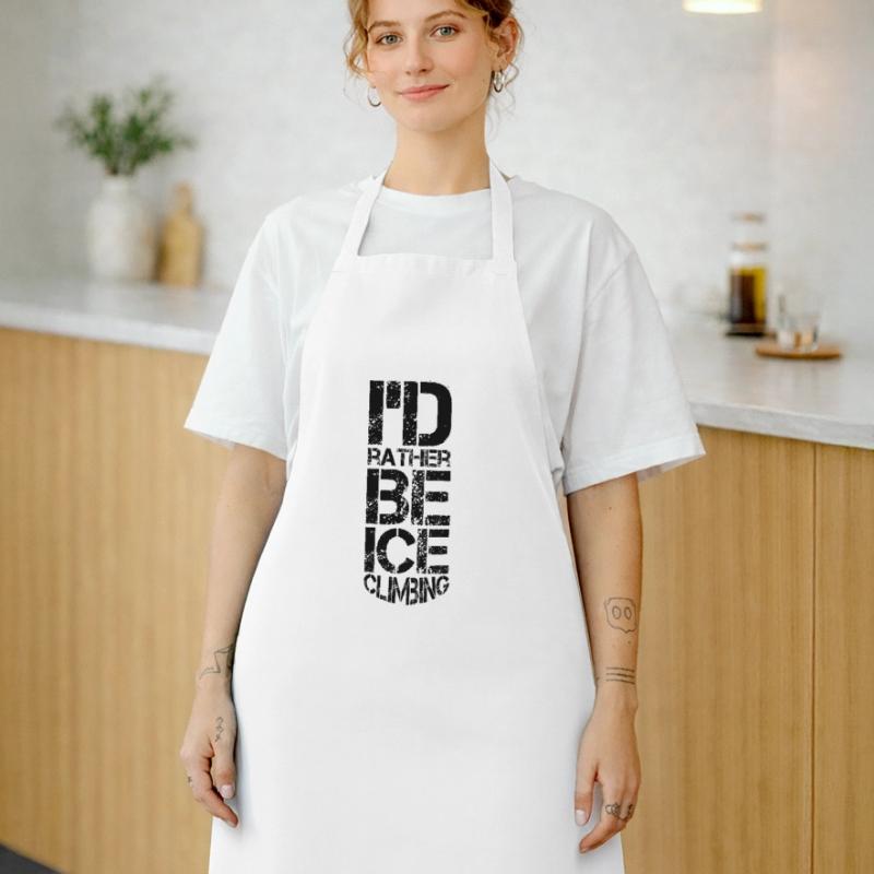 Eisklettern Eistour Eiswand Eiskletterer Eispickel Kochschürze