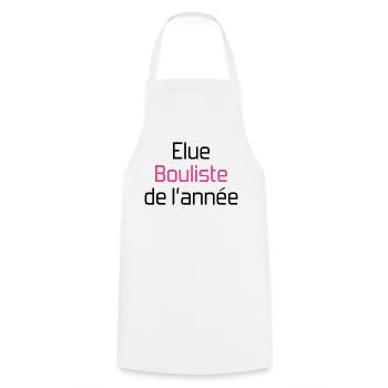 Petanque / Boules / Sport / Bouliste - Tablier de cuisine - blanc - Devant - AI Model Male 185 dark (185cm)