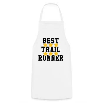 Course à Pied / Running / Jogging / Coureur - Tablier de cuisine - blanc - Devant - AI Model Male 185 dark (185cm)
