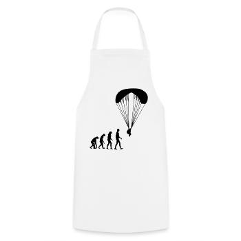 Parapente Parapentiste Sport Extrême Parachutisme - Tablier de cuisine - blanc - Devant - AI Model Male 185 dark (185cm)