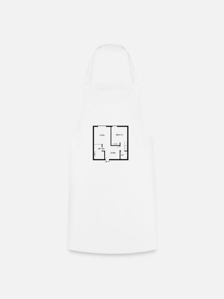 Architektur Grundriss Architekt Student T-Shirt - Kochschürze - Weiß