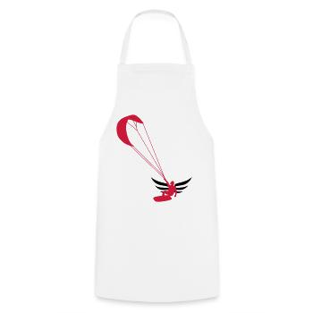 Kiteboarding Kitesurfing Kitesurf Kitesurfer Kiter - Cooking Apron - white - Front - AI Model Male 185 dark (185cm)