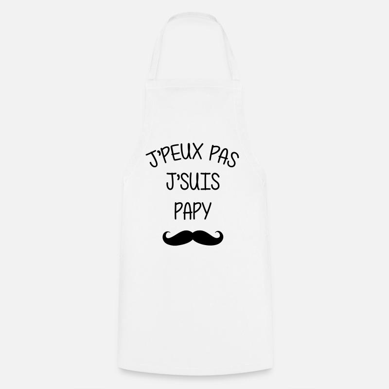 Papy Papi Bébé Naissance Grand Père Amour - Tablier de cuisine - blanc