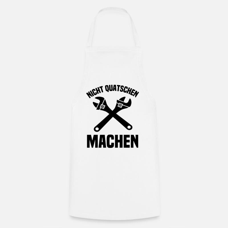 Handwerker - Kochschürze - Weiß
