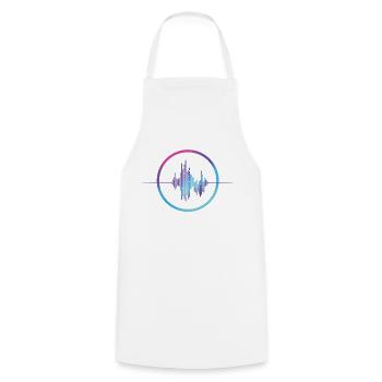 Beat - Cooking Apron - white - Front - AI Model Male 185 dark (185cm)