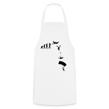 Skydive Freefly Skydiving Skydiving Shirt - Cooking Apron - white - Front - AI Model Male 185 dark (185cm)