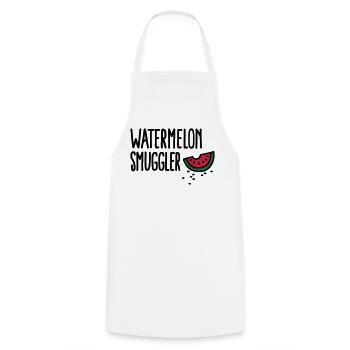 Watermelon smuggler - Kochschürze - Weiß - Vorne - AI Model Male 185 dark (185cm)