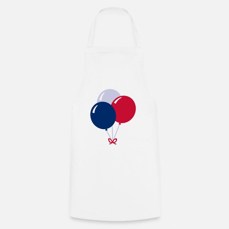 Balloons - Cooking Apron - white