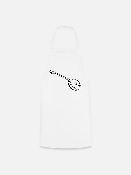 banjo - Cooking Apron - white