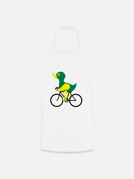 canard - Tablier de cuisine - blanc