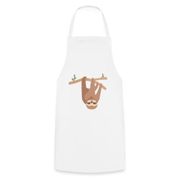 indolence - Tablier de cuisine - blanc - Devant - AI Model Male 185 dark (185cm)