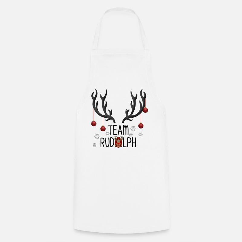 Aventure de Noël de l’équipe Rudolph - Tablier de cuisine - blanc