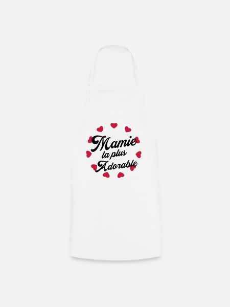 Großmütter / Oma / Mami / Großmutter / Mamy - Kochschürze - Weiß