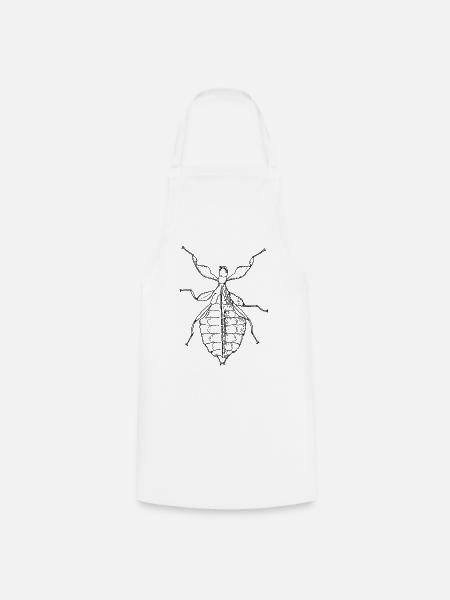 Wandelndes Blatt - Phylliidae - Gespenstschrecke - Kochschürze - Weiß