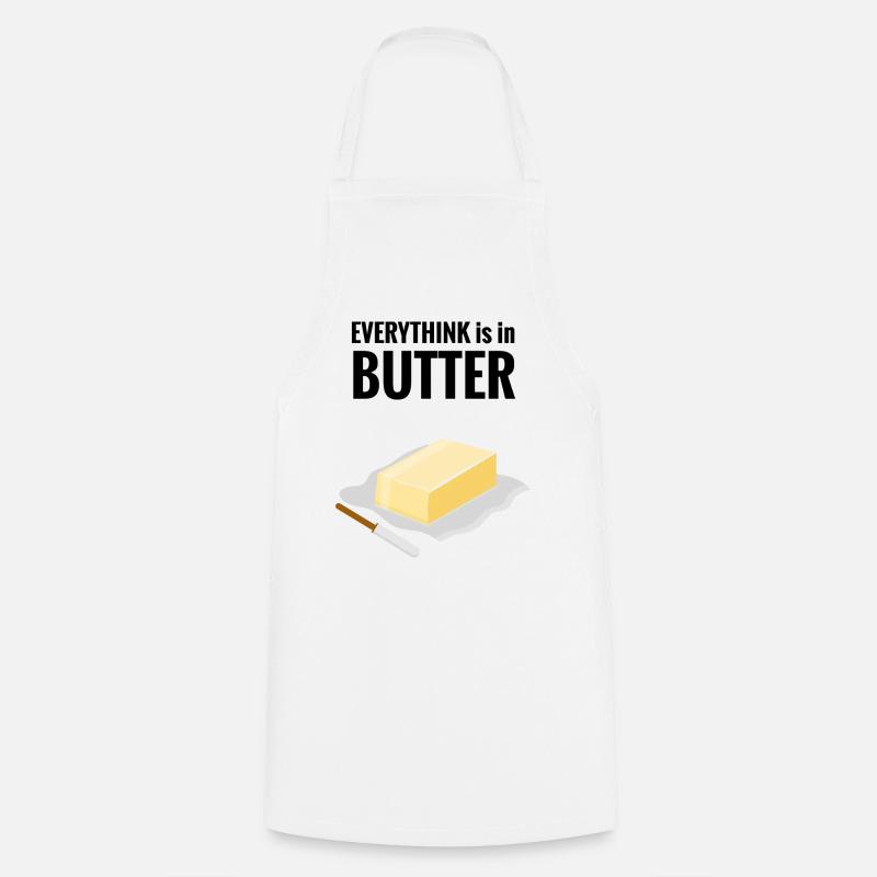 au beurre - Tablier de cuisine - blanc
