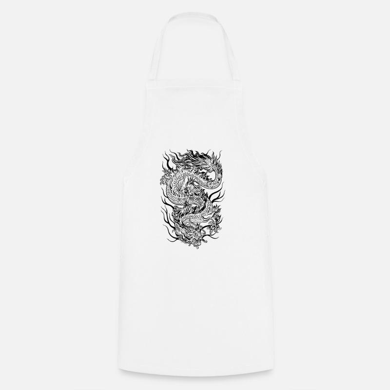 Dragon / Dragon - Tablier de cuisine - blanc