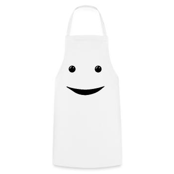 Costume de carnaval partenaire lait et chocolat - Tablier de cuisine - blanc - Devant - AI Model Male 185 dark (185cm)