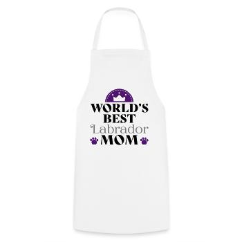 Labrador - Cooking Apron - white - Front - AI Model Male 185 dark (185cm)