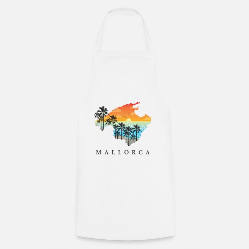 majorque - Tablier de cuisine - blanc