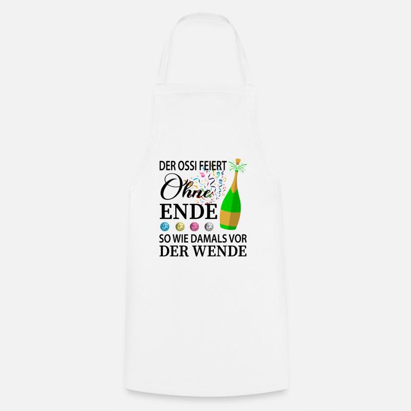 DDR Ossi - Kochschürze - Weiß