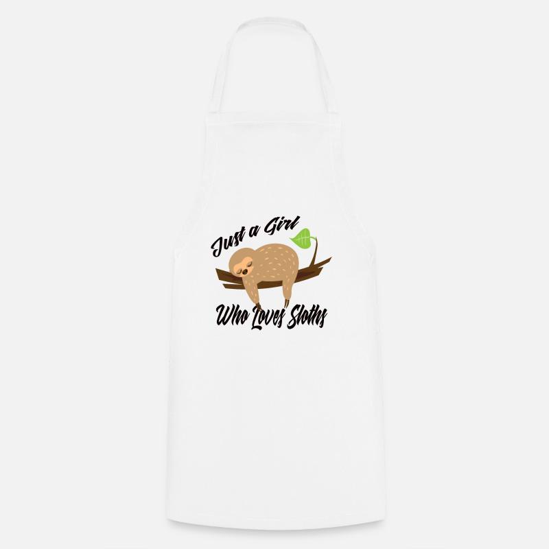 Sloths - Cooking Apron - white