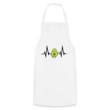 Avocado - Tablier de cuisine - blanc - Devant - AI Model Male 185 dark (185cm)