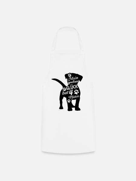 Beagle Besitzer Hundebesitzer Geschenk Spruch - Kochschürze - Weiß