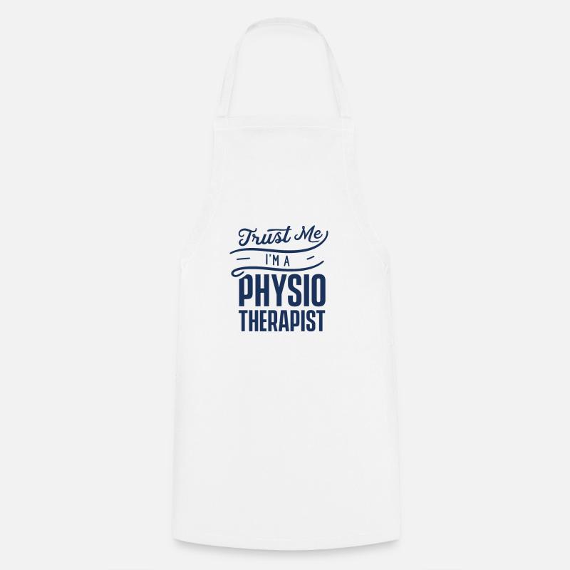 Team physio physiotherapist profession physiotherapy - Cooking Apron - white